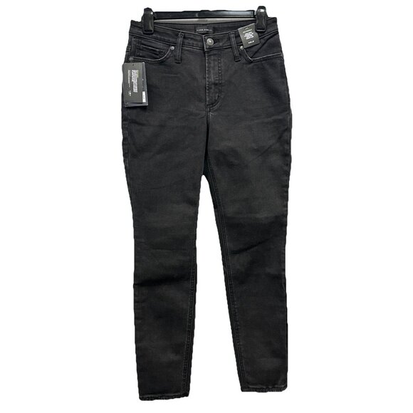 Silver Jeans Denim - Silver Jeans Co High Note Skinny Jeans Women W28 L27 Black High Rise